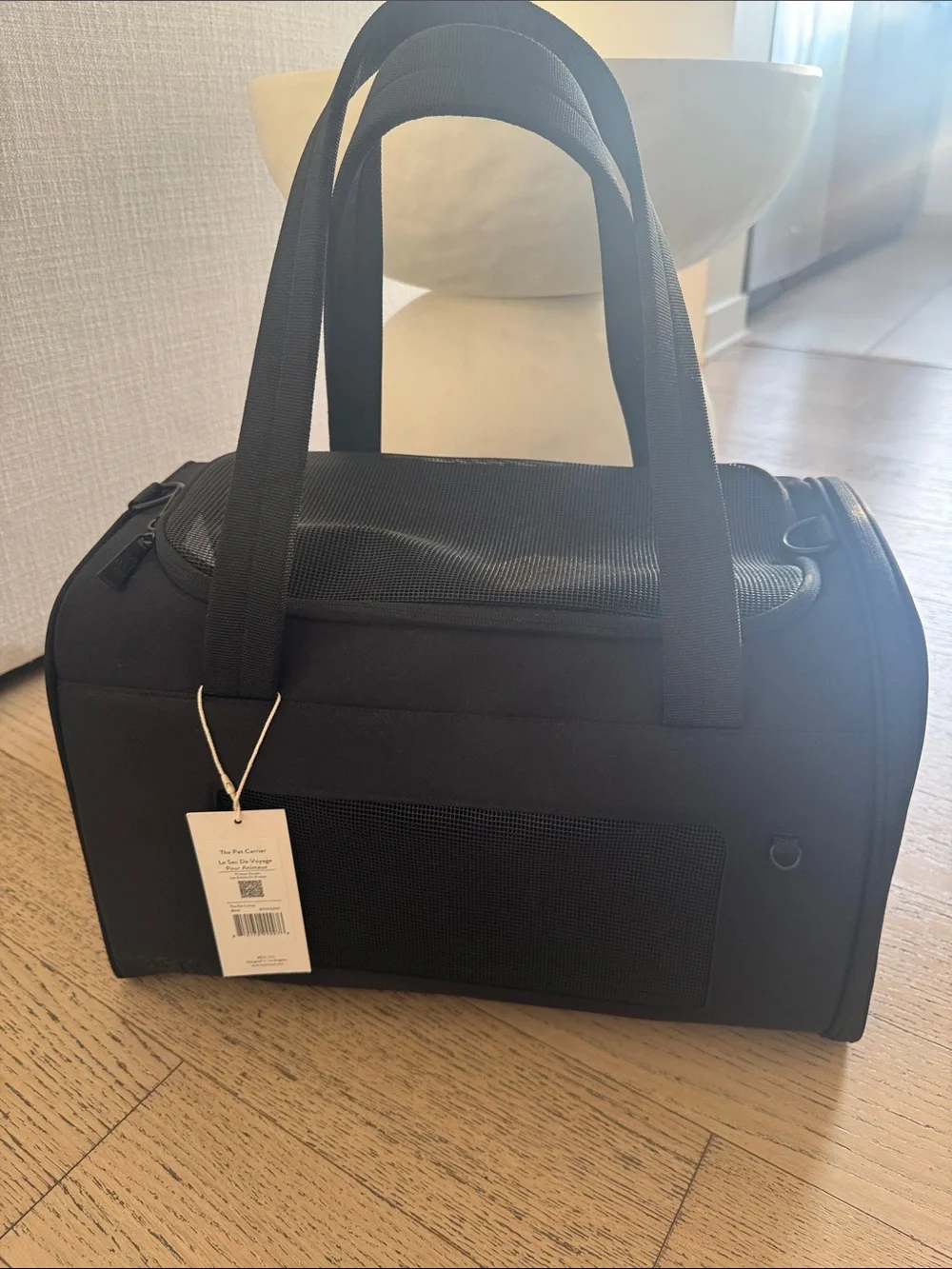 BEIS Black Pet Carrier, NWT